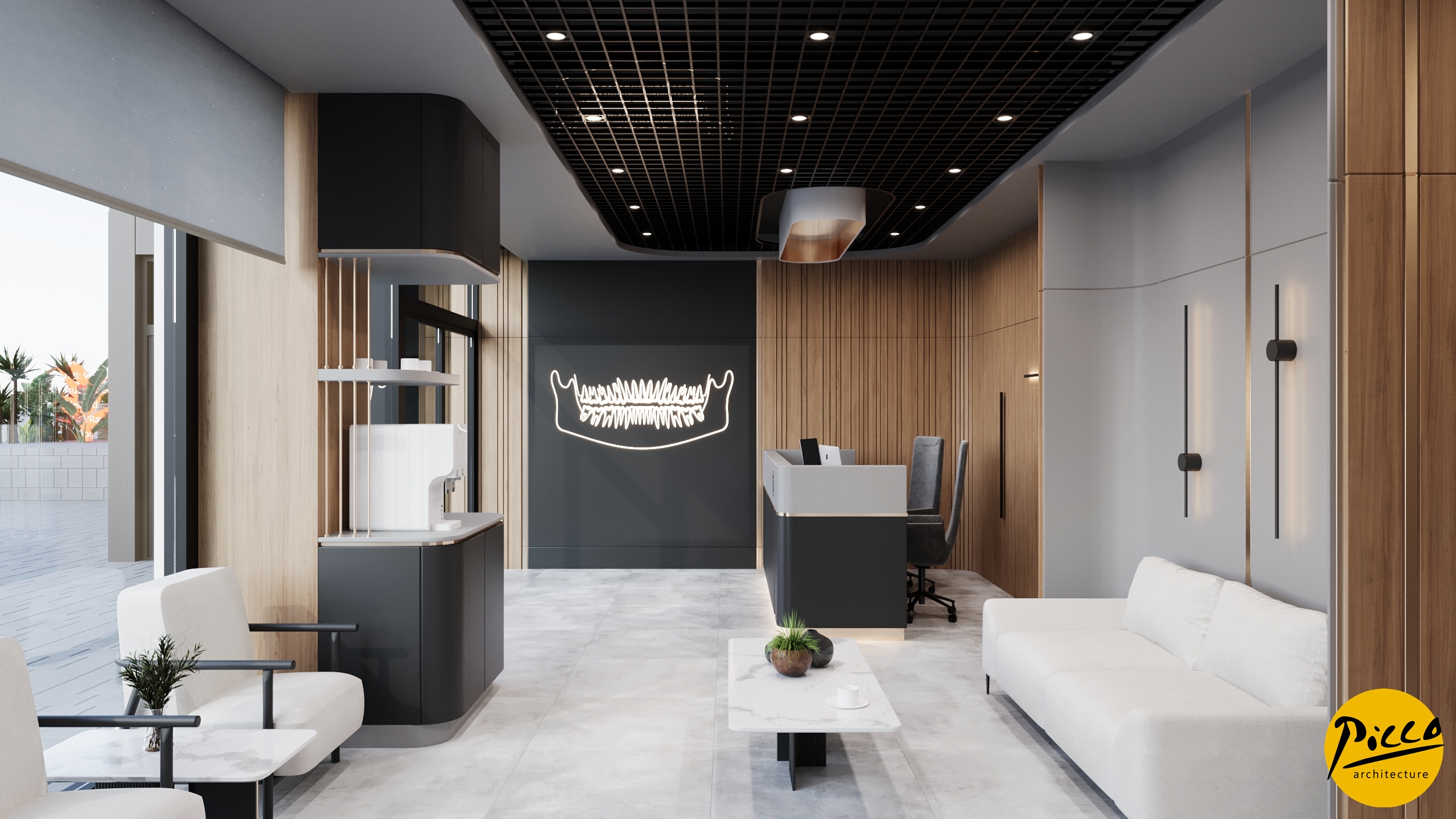 Ankara klinik ve muayenehane tasarımı iç mimari projesi.