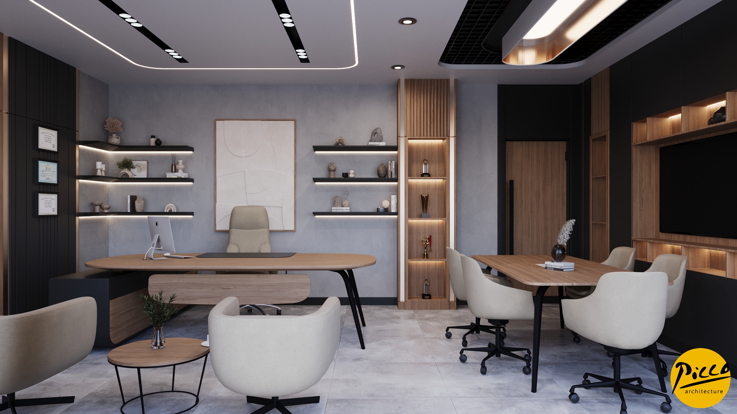 Ankara klinik ve muayenehane tasarımı iç mimari projesi.