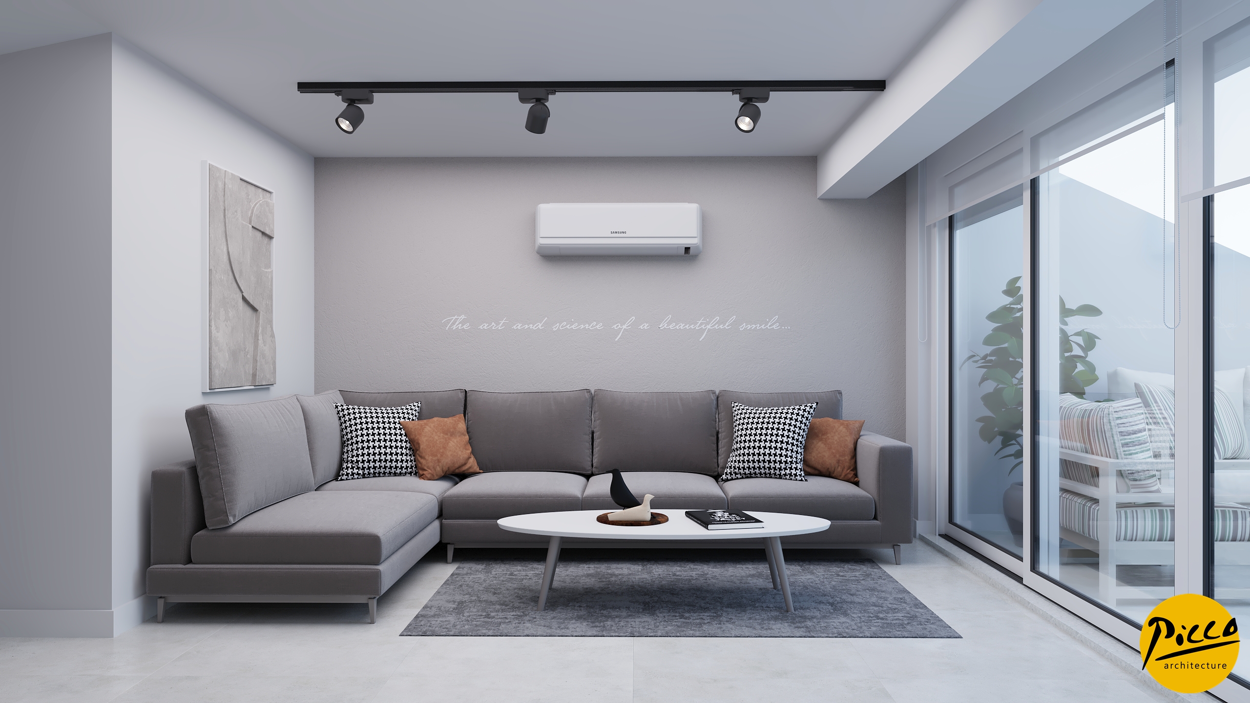 Antalya modern muayenehane tasarımı detayları ve uygulama.